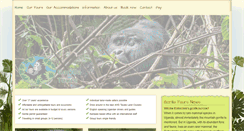 Desktop Screenshot of gorillatours.com
